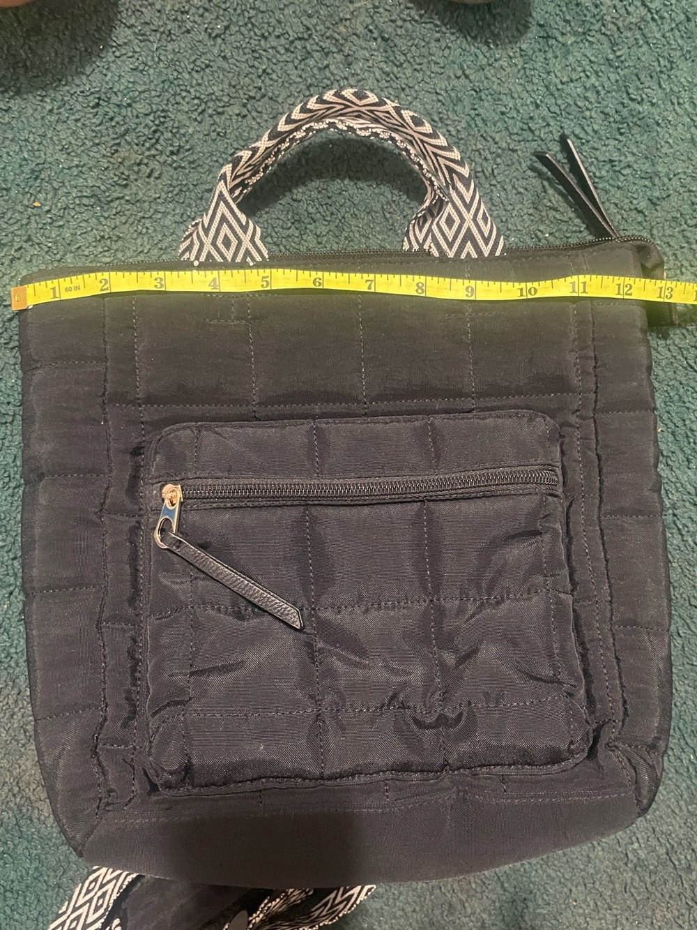 Univeral Thread- Black bag with zipper opening. - Picture 2 of 3